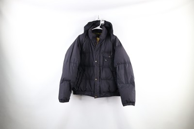 Vintage 90s Streetwear Mens Large Faded Down Insulated Hooded  