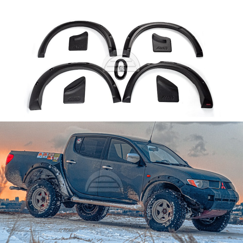 Fender flares for Mitsubsihi L200 Triton 2007 - 2013 +50mm wheel