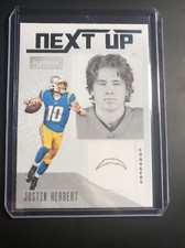 2020 Panini Playbook Justin Herbert RC Next Up Insert SP Chargers 🔥🔥