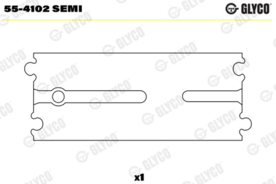 GLYCO 55-4102 SEMI Lagerbuchse, Pleuel for CITROËN DS FIAT FORD FORD AUSTRALIA M