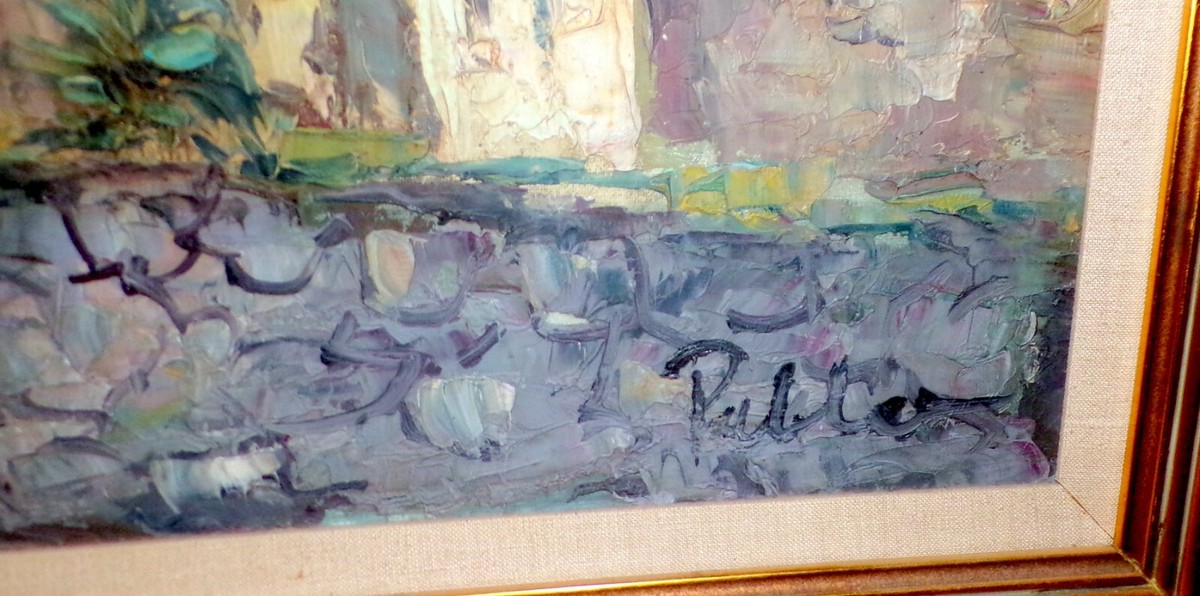 PABLO MATANIA SIGNED LISTED ARTIST ORIGINAL CANVAS OIL PAINTING