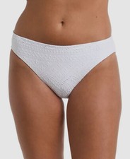  61 La Blanca Women's White Island Goddess Hipster Bottom Swimwear Size 12