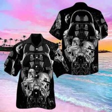 Star Wars Darth Vader Short Sleeve Button 3D HAWAII SHIRT Mother Day Gift