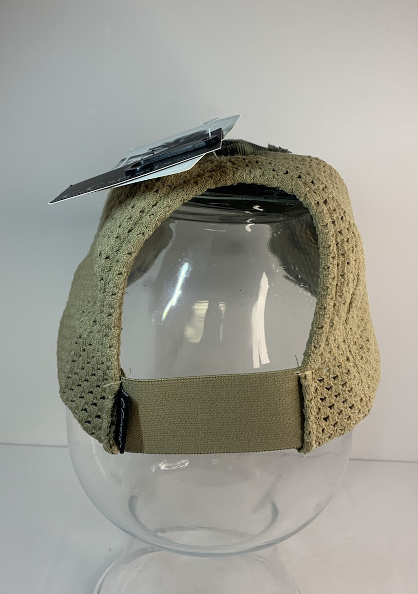 C.C. Berretto pony vintage stampa leopardata invecchiata sportiva con retro in maglia nuovo con etichette