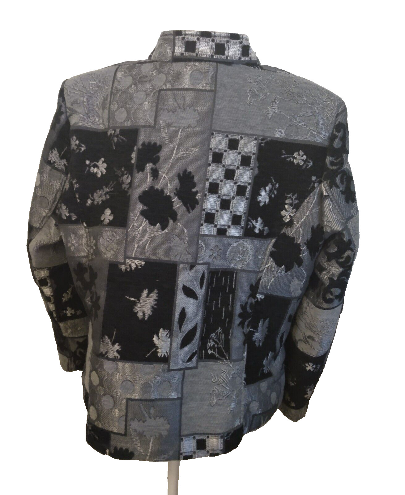 Dressbarn Patchwork Tapestry Jacket Full Zip Wome… - image 3