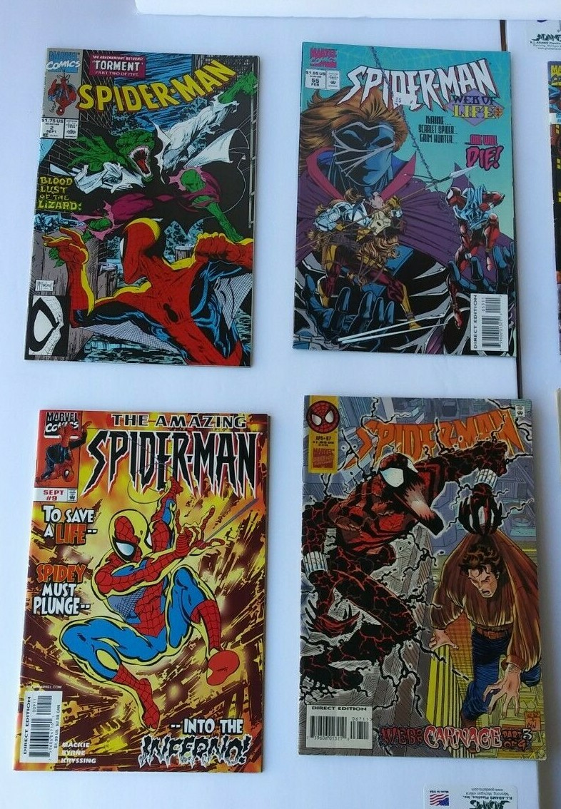 SPIDERMAN, MARVEL COMICS COMIC BOOK LOT. 1990 - PRESENT, MIXED