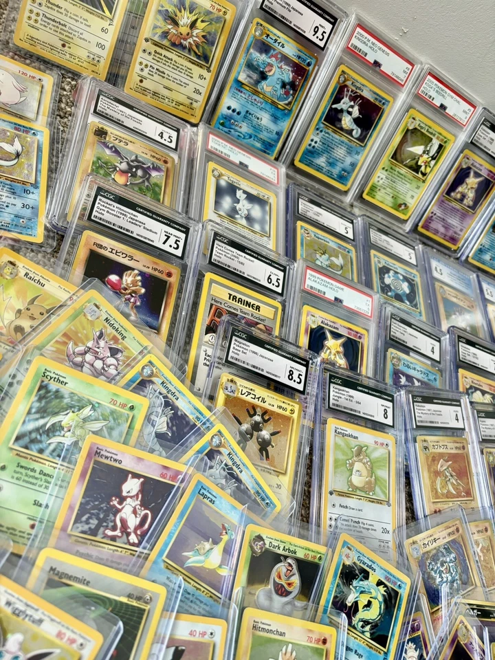 PSA/CGC VINTAGE HOLO WOTC POKEMON SLAB + 16 CARD VINTAGE HOLO PACK🔥 - Image 3 of 4