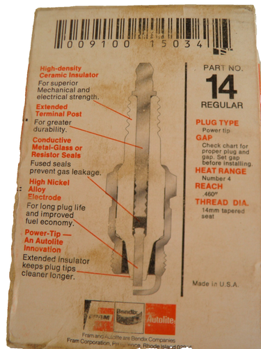 14 SPARK PLUGS set of ten - Picture 7 of 7