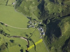 Photo 6x4 Kilmore Township, Old Church and Graveyard Barran/NM8825 Aeria c2010