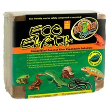 Zoo Med Eco Earth Compressed Coconut Fiber Substrate - 3 Pack