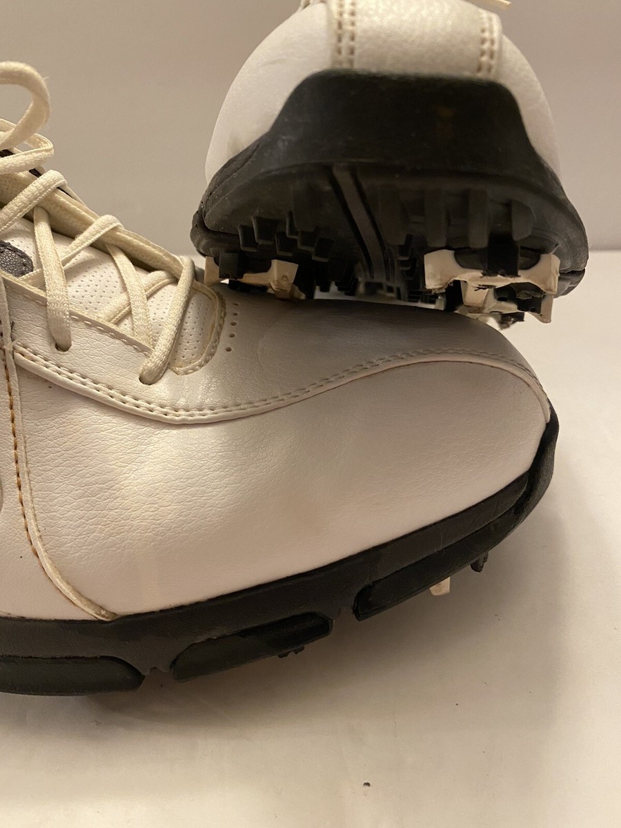 Nike Durasport III 3 Soft Spike Golf Shoes White/black 628527-101