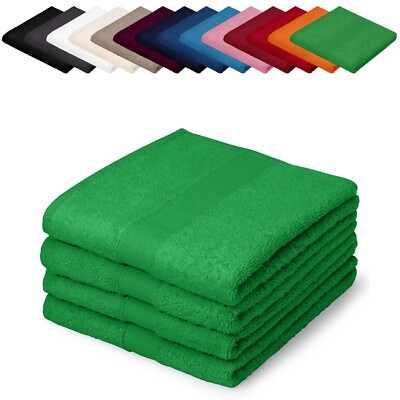 4er PACK Handtücher  Duschtücher Gästetücher Seiftücher Saunatücher Badetücher