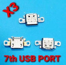 Amazon Kindle Fire 7th Gen SR043KL Micro USB 3Pcs USA usb port connector