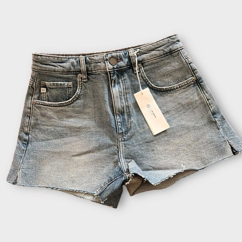 AG | Denim Alexxis Corto Tiro Alto Ajuste Vintage Borde Crudo Talla 27/4 | NUEVO CON ETIQUETAS NUEVO Foto 4 de 4