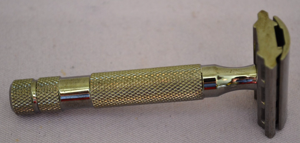 Rockwell Razors 6C Gunmetal Chrome Finish Razor With 1 Base Plate + Box ...