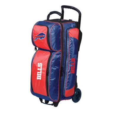 KR Strikeforce NFL Buffalo Bills 3 Ball Roller Bowling Bag