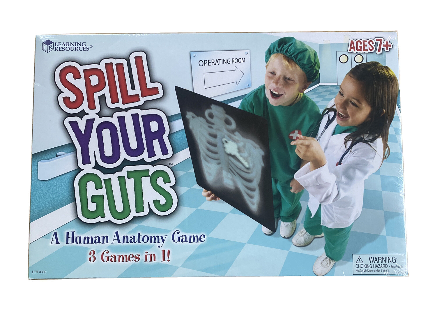 Learning Resources Spill Your Guts Kids Board Game New in Box-image