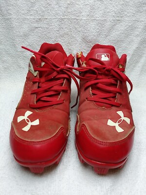 under armour baseball cleats, YOUTH BOYS USED