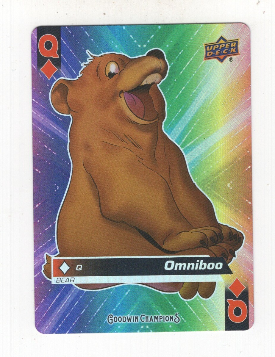 2021 UPPER DECK GOODWIN CHAMPIONS PLAYING CARD ANIMATION OMNIBOO