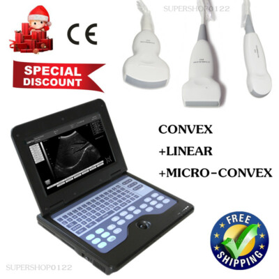 tragbare ultraschall laptop maschine 3 sonden cms600p2 konvex / linear /kardiale