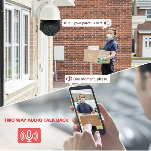 Hikvision-kompatible 4K 8MP PoE 36x Zoom 2-Way Audio PTZ Speed Dome IP-Kamera - Picture 4 of 6