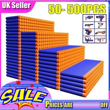 1-500PCS Bullets for 7.2cm Refill Foam Darts for X Shot Elite 2.0 UK Stock