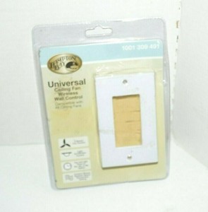 Hampton Bay Universal Ceiling Fan Wireless Wall Control 1001 309