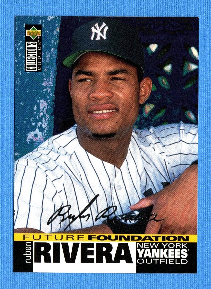 1995 Collector's Choice Silver Signature #28 Ruben Rivera FF Yankees
