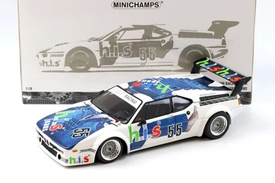 1:18 Minichamps BMW M1 Procar Cassani Équipe de Course His #55 Winkelhock 1980 - Photo 1/4