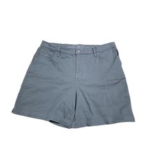 Gloria Vanderbilt All-Around Slimming Effect Women's Amanda Shorts Sz 12p Green