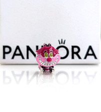 NEW 100% PANDORA 925 Ale Disney Alice in Wonderland Cheshire Cat Charm 794025C01