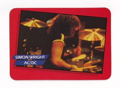 1985 AGI Rock Star #89 Simon Wright AC/DC