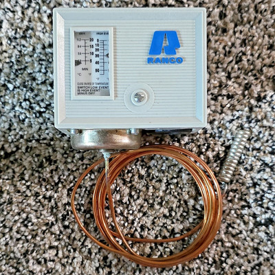 Ranco O16-104 Medium Temp Refrigeration Control 0-55°F 72'' Capillary NOS Unboxed