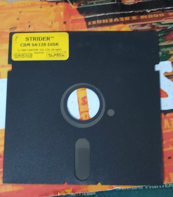 Strider (US Gold / Capcom 1989) Commodore C 64 (Diskette) works 8-bit