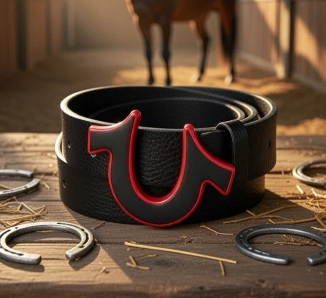 True Religion Leather Studded Belts for Men for sale | eBay
