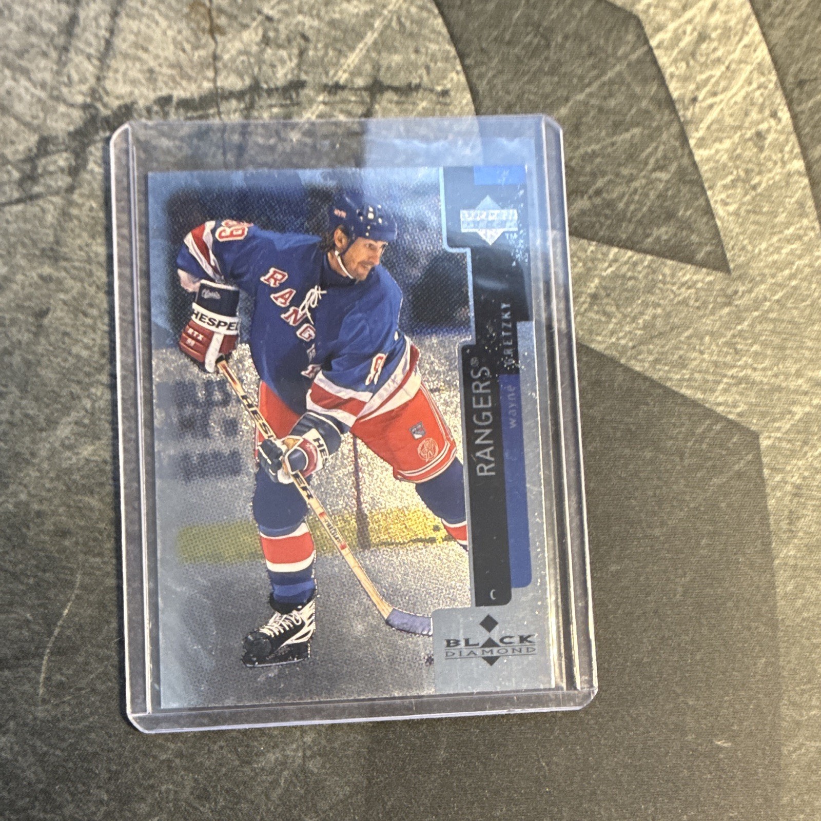 Upper Deck 1997-98 Black Diamond Wayne Gretzky #144 New York Rangers NHL