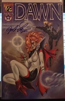 DAWN #1/2 WIZARD PUBLICATIONS NM SIGNED by JOE LINSNER (2001) HAS COA      (388)