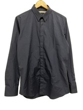 JOHN LAWRENCE SULLIVAN Long-Sleeve Shirt, Size 48, Cotton, Navy, JLS-03-03