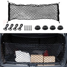 Used for car rear cargo net 90x40cm 4 hooks black