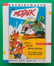 WIPA Mosaik Digedags Reprintmappe 1 Hefte 1 - 12
