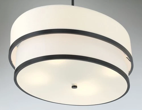 Minka Lavery 2448 Cascade 4 Light 32"W Pendant - Coal - Picture 4 of 9