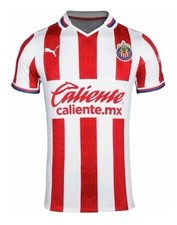 Mexico  Original Chivas Guadalajara Local Puma Futbol Jersey Soccer Men’s Shirt
