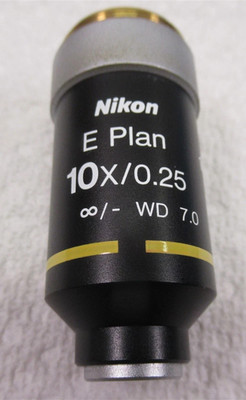 Nikon E Plan Microscope Objective 10x/0.25 WD 7.0