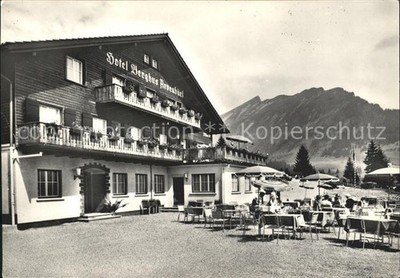 Amden Walensee SG Hotel Berghus Arvenbueel Terrasse