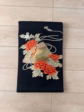 Obi Kimono Blac Flower