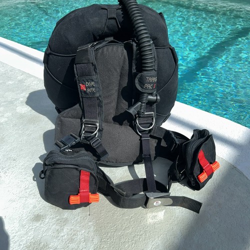 Dive Rite Transpac II Dive Rite With Wing, Pockets scuba BCD (size M/L ...