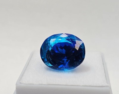 Shinny Bi-Colour Oval Cut 15-17 Ct Pitambari Sapphire Natural Certified Gemstone