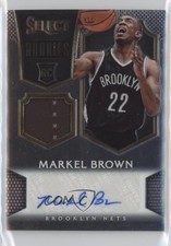 2014-15 Panini Select Rookie Jersey /199 Markel Brown #4 Auto 0z0j