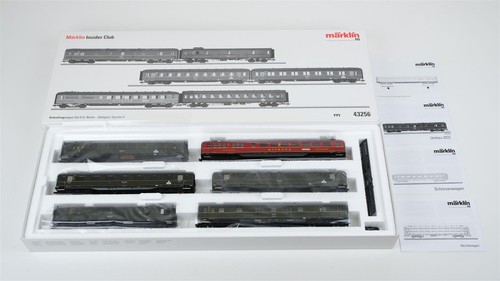 Juego de vagones de tren rápido Märklin H0 43256 D12 Berlín - Stuttgart de la DRB corriente alterna | Zustand: Gebraucht