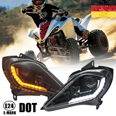 LED Scheinwerfer für Yamaha Raptor YFM700/350/250R/YFZ450R/X Wolverine 450/350